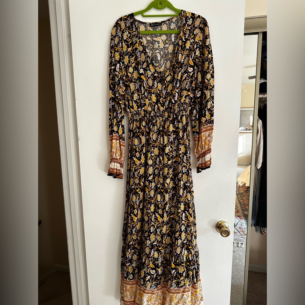 Floral Long Sleeve Dress
